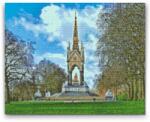  Gyémántszemes festmény - Hyde Park, London Méret: 40x50cm, Keretezés: Kartonlemezen, Gyémántok: Kerek