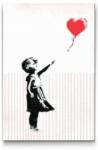  Gyémántszemes festmény - Banksy - Szerte foszlott szerelem Méret: 40x60cm, Keretezés: Műanyagtáblával, Gyémántok: Négyzet alakú