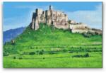  Gyémántszemes festmény - Szepesi vár Méret: 40x60cm, Keretezés: Keret nélkül (csak a vászon), Gyémántok: Kerek