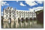  Gyémántszemes festmény - Chenonceau Méret: 40x60cm, Keretezés: Keret nélkül (csak a vászon), Gyémántok: Négyzet alakú