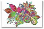  Gyémántszemes festmény - Mandala12 Méret: 40x60cm, Keretezés: Műanyagtáblával, Gyémántok: Négyzet alakú