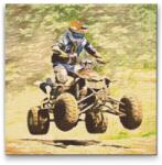  Gyémántszemes festmény - Adrenalin négy keréken Méret: 50x50cm, Keretezés: Műanyagtáblával, Gyémántok: Négyzet alakú