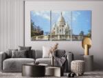  Gyémántszemes festmény - Sacre Coeur (3 db-os készlet) Méret: 40x60cm (3db), Keretezés: Műanyagtáblával, Gyémántok: Kerek
