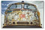  Gyémántszemes festmény - A Deutsche Bahn vonata Méret: 40x60cm, Keretezés: Fatáblával, Gyémántok: Kerek