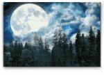  Gyémántszemes festmény - Beteljesedés az erdő felett Méret: 40x60cm, Keretezés: Műanyagtáblával, Gyémántok: Kerek