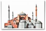  Gyémántszemes festmény - Hagia Sophia Méret: 40x60cm, Keretezés: Kartonlemezen, Gyémántok: Négyzet alakú