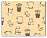  Gyémántszemes festmény - Koffein Méret: 40x50cm, Keretezés: Műanyagtáblával, Gyémántok: Négyzet alakú