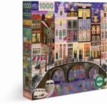 eeBoo - Puzzle Amsterdam magic - 1 000 piese Puzzle