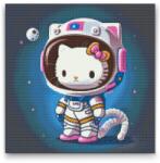  Gyémántszemes festmény - Hello Kitty Méret: 50x50cm, Keretezés: Műanyagtáblával, Gyémántok: Négyzet alakú