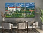  Gyémántszemes festmény - Pozsonyi vár (3 db-os készlet) Méret: 40x60cm (3db), Keretezés: Keret nélkül (csak a vászon), Gyémántok: Négyzet alakú