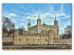  Gyémántszemes festmény - Tower of London - Királyi Palota, Anglia Méret: 40x60cm, Keretezés: Műanyagtáblával, Gyémántok: Négyzet alakú