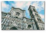  Gyémántszemes festmény - Firenzei dóm 3 Méret: 40x60cm, Keretezés: Kartonlemezen, Gyémántok: Négyzet alakú