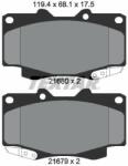 TEXTAR set placute frana, frana disc TEXTAR 2168003 (2168003)