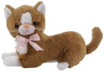 BEPPE Jucarie de Plush Plush toy Flico brown cat with bow 34 cm (BE-12831)