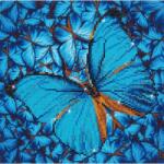 Diamond Dotz - gyémántfestő kép, kék pillangó (DD5.014)