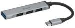 Tracer Hub USB-C 4 Porturi Tracer H40 Aluminiu