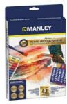 Manley Creioane ceară colorate Manley 42 Piese Multicolor