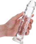 Shots Toys Джели дилдо Real Rock Crystal Clear 7" прозрачно