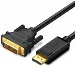 UGREEN DP103 DisplayPort-DVI kábel, FullHD, egyirányú, 2 m (fekete) (10221) - wincity
