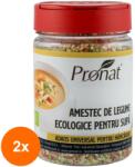 Pronat Pet Pack Set 2 x Amestec de Legume Bio pentru Supa, 130 g