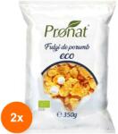 Pronat Foil Pack Set 2 x Fulgi de Porumb BIO, 350 g, Pronat