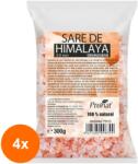 Pronat Foil Pack Set 4 x Sare Neiodata de Himalaya, Grunjoasa, 300 g