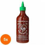Huy Fong Foods Set 5 x Sos Chili Iute Huy Fong Sriracha 435 ml