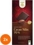 GEPA Set 2 x Ciocolata Amaruie BIO, 70% Cacao, 100 g, Gepa (ORP-2xGE8951827)