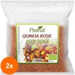 Pronat Foil Pack Set 2 x Quinoa Rosie Bio, 400 g