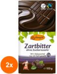 Birkengold Set 2 x Ciocolata Neagra Indulcita doar cu Xylitol 55% Cacao, 100 g, Birkengold (ORP-2xBIR1702)