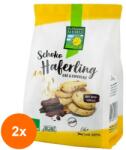 Bohlsener Mühle Set 2 x Biscuiti Bio Crocanti din Ovaz cu bucatele de Ciocolata, Haferling, 125g Bohlsener Muhle