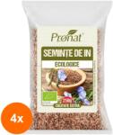Pronat Foil Pack Set 4 x Seminte de in Bio, 250 g