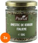 Pronat Glass Pack Set 3 x Amestec de Ierburi Italiene, 30 g