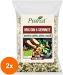 Pronat Foil Pack Set 2 x Mix din 6 Seminte BIO, 250 g, Pronat