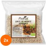 Pronat Foil Pack Set 2 x Linte de Munte BIO, 400 g, Pronat