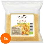 Pronat Foil Pack Set 3 x Cuscus BIO, 350 g, Pronat