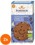 Sommer Set 2 x Biscuiti BIO, fara Gluten cu Ciocolata si Caju, 125 g, Sommer