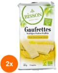Bazar Bio Set 2 x Napolitane BIO cu Lamaie, 190 g, Bisson