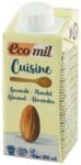 EcoMil Crema Vegetala Bio din Migdale, pentru Gatit, 200 ml Ecomil Cuisine