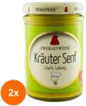 ZWERGENWIESE Set 2 x Mustar BIO cu Verdeturi de Provence, 160 ml, Zwergenwiese