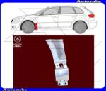 AUDI A3 Sportback 5-ajtós 2004.01-2008.04 /8P/ Első sárvédő hátsó alsó rész bal (javítólemez) KLOKKERHOLM 0026335