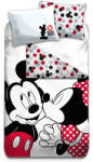 Disney Lenjerie de pat Mickey si Minnie Mouse, 2 piese, 140x200 cm Lenjerie de pat