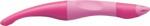 STABILO Rollertoll, 0, 5 mm, balkezes, rózsaszín tolltest, STABILO EasyOriginal Start, kék