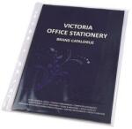 Victoria Genotherm, lefűzhető, oldalán hajtófüllel, A4, 150 mikron, víztiszta, VICTORIA OFFICE