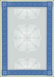Sigel Előnyomott papír, A4, 185 g, SIGEL Oklevél, kék