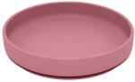 Petite&Mars TAKE&MATCH Szilikon tányér tapadókoronggal, rózsaszín