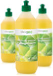 Cleaneco Fertőtlenítő kétfázisú mosogatószer újrahasznosítható csomagolásban, 1L