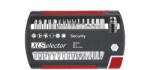 Wiha Bit készlet XLSelector Security Standard 25 mm vegyes 31 részes 1/4" C6, 3 (29416) (29416)