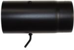 Totya/Kazi Fekete füstcső 132/250 mm pillangós (1320250P) (FÜST-DT1320250P)