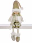MagicHome MagicHome karácsonyi dekoráció, Aranyba öltözött kisfiú, 33 cm (ST8090574)
